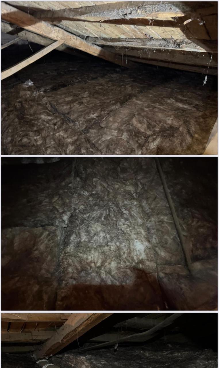 Material aislante de eficiencia energética en proceso de instalación